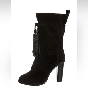 Lanvin Suede Tassel Boot